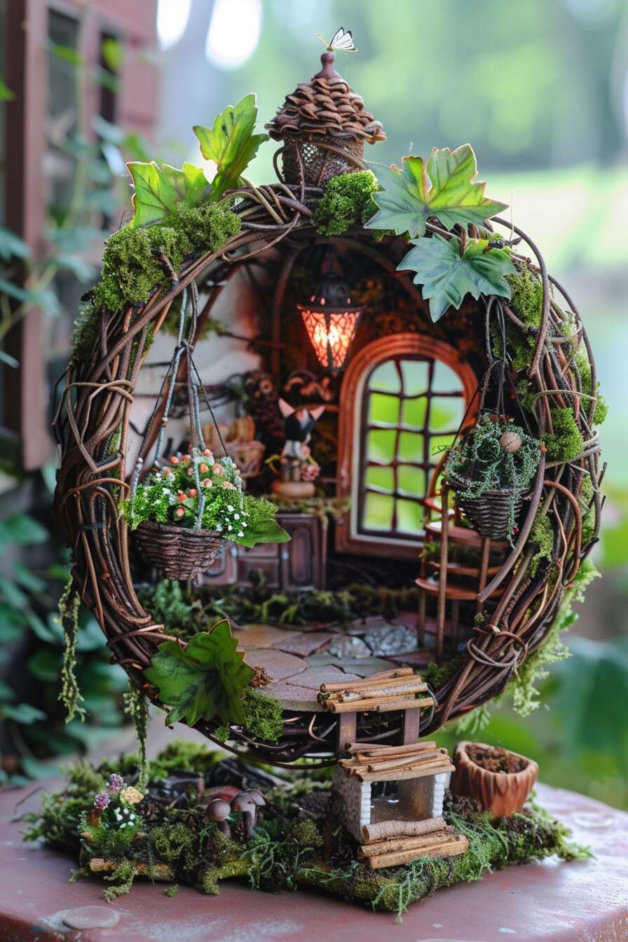 outdoor fairy garden ideas - 31