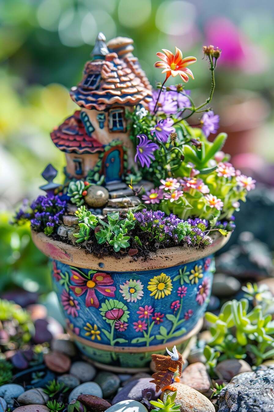 outdoor fairy garden ideas - 32