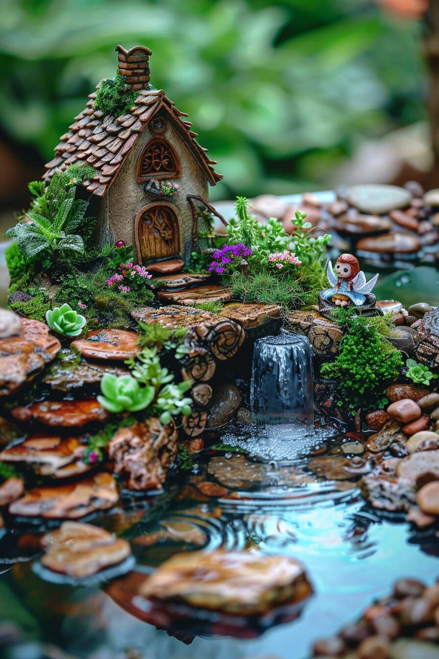 outdoor fairy garden ideas - 33