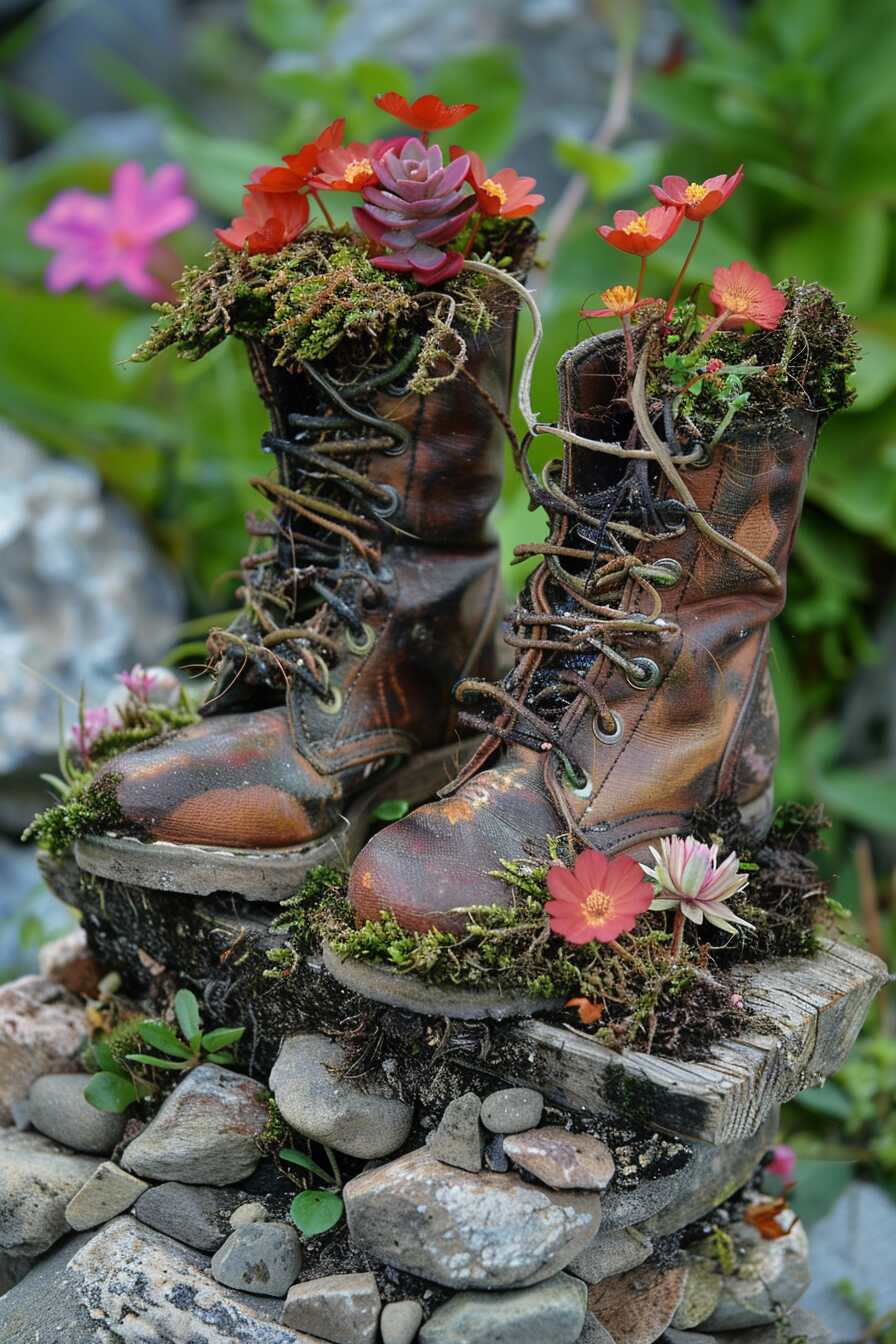 outdoor fairy garden ideas - 35