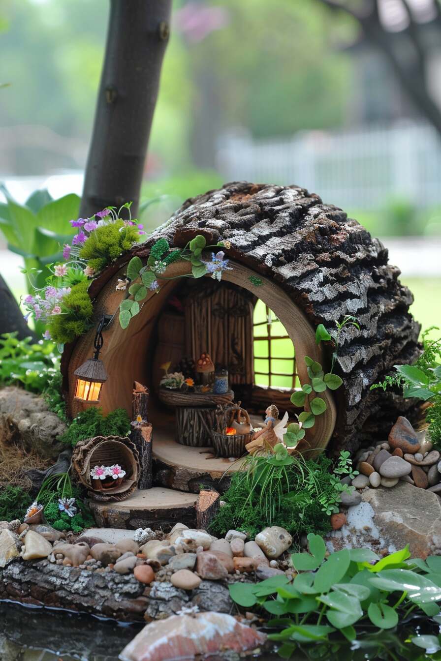 outdoor fairy garden ideas - 36