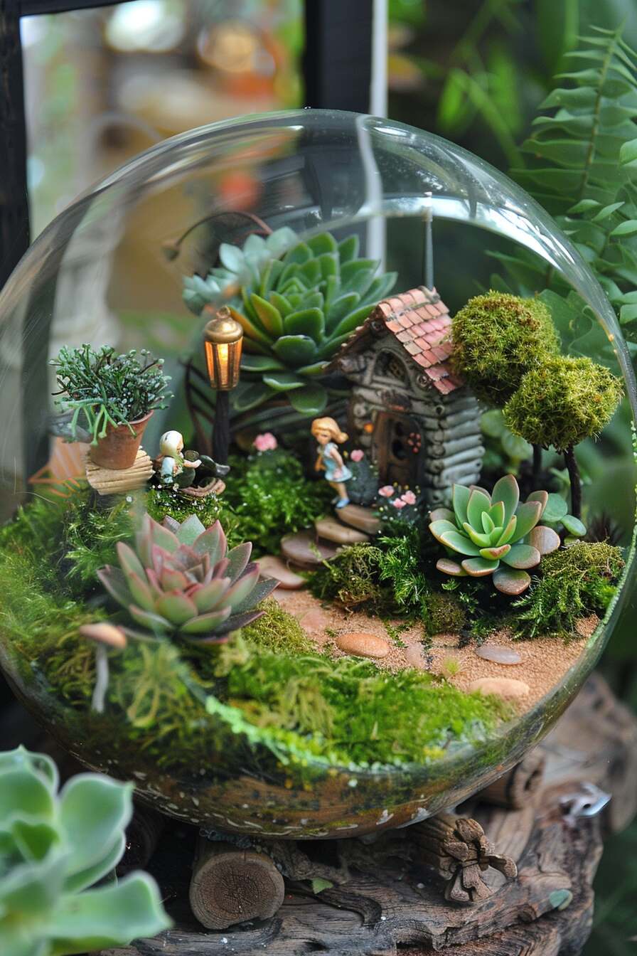 outdoor fairy garden ideas - 40