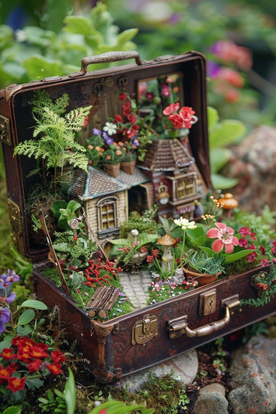 outdoor fairy garden ideas - 41