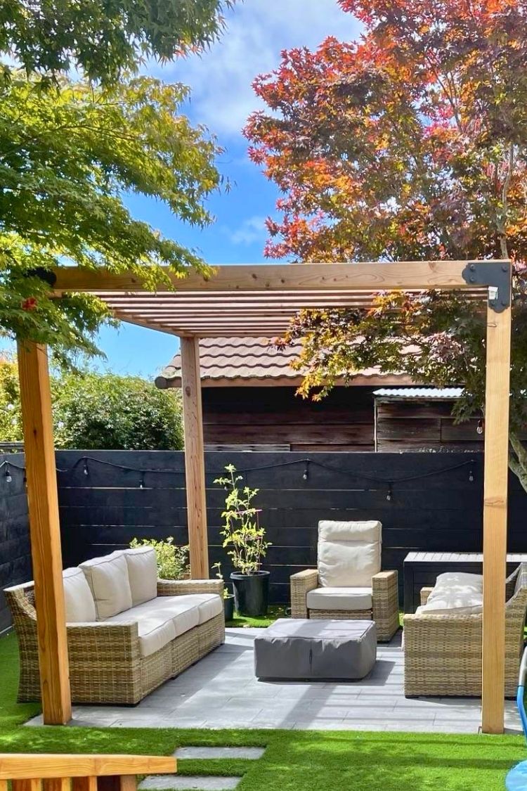 outdoor small apartment patio