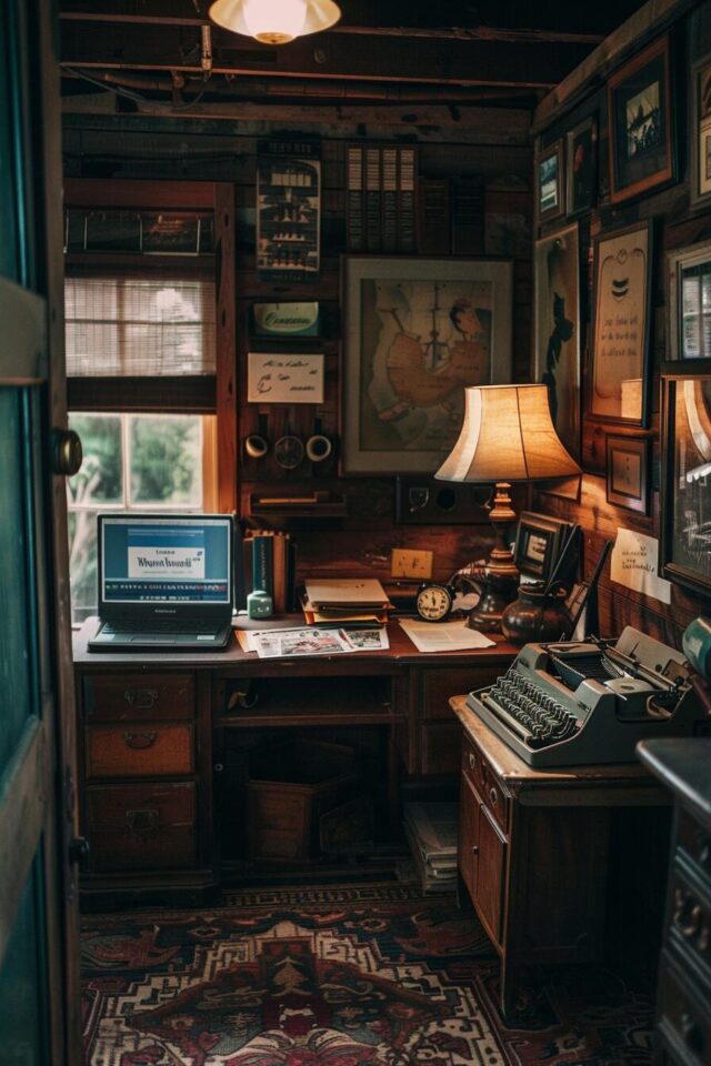 20+ Fabulous She Shed Office Ideas for a Cozy Workspace - H.M.G