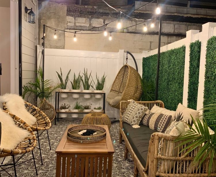 small apartment patio