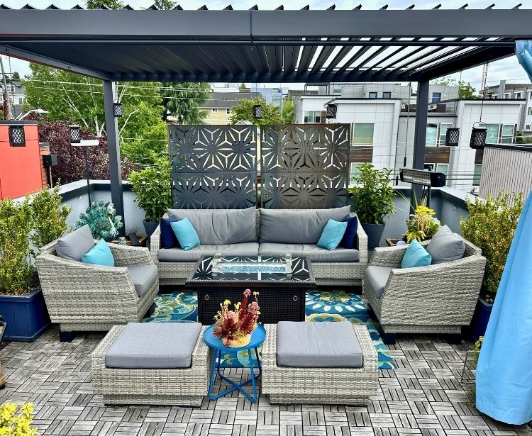 small apartment patio