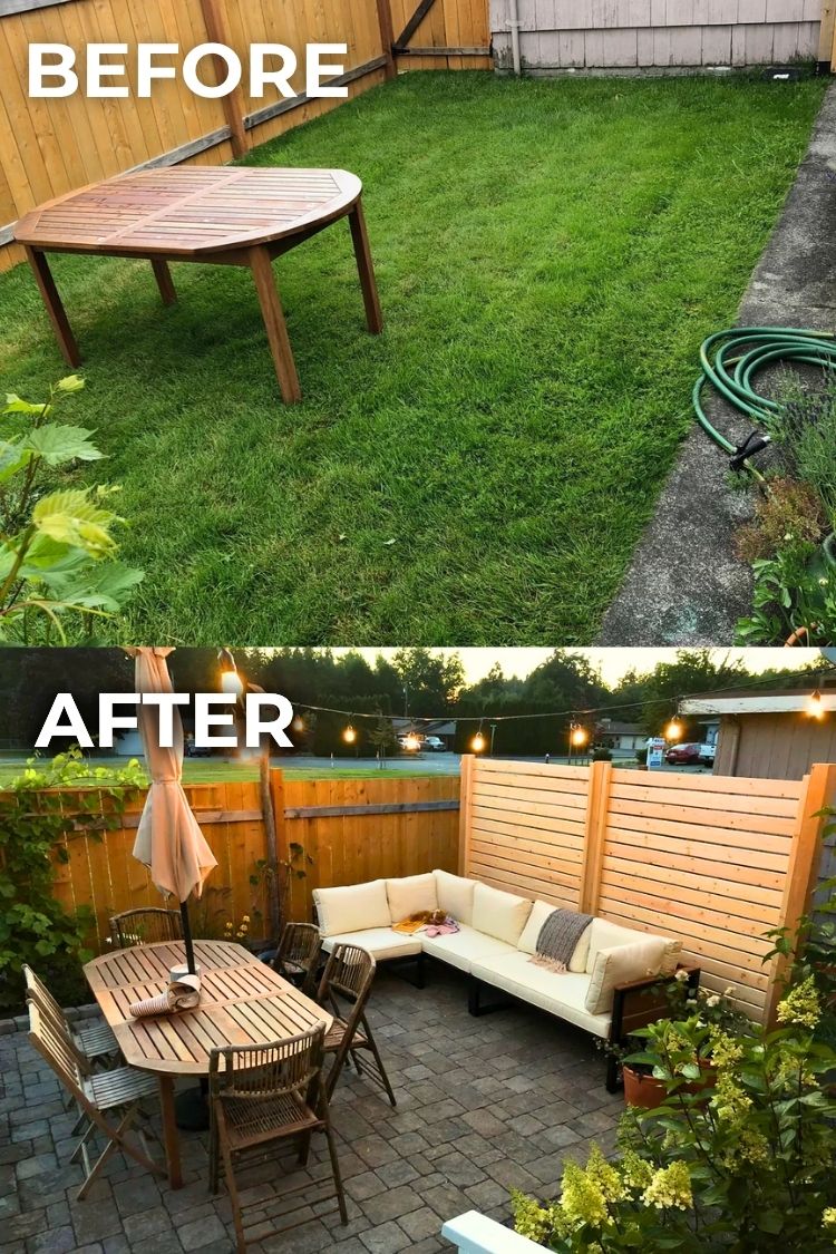small apartment patio