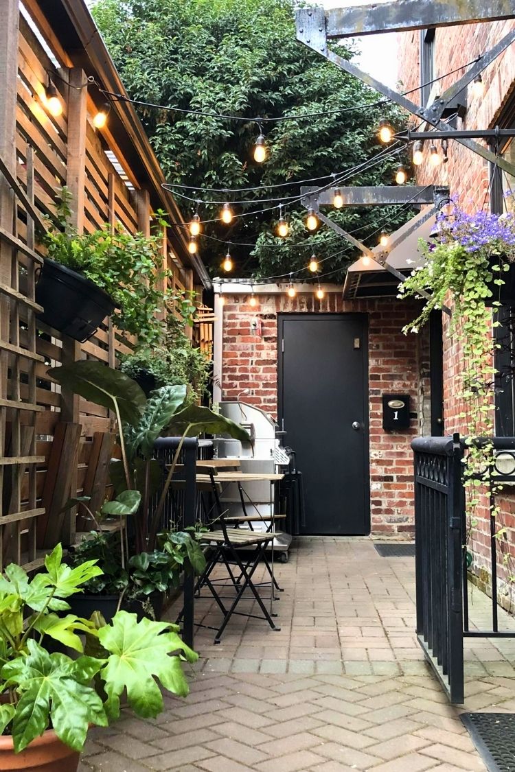 small apartment patio