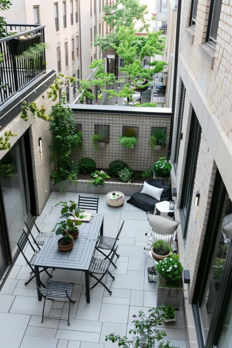 Image showcasing 27 Tiny Apartment Patio Ideas That Transform Small Spaces Into Cozy ...