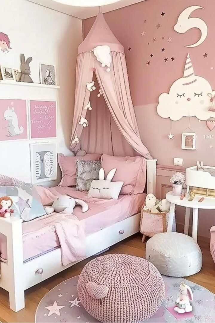 26 Cute Small Bedrooms for Toddler Girls - H.M.G