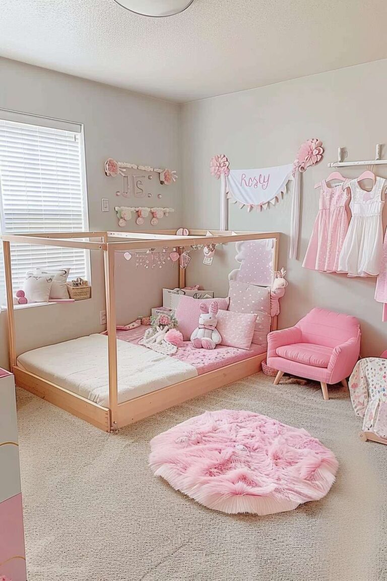 26 Cute Small Bedroom Ideas for Toddler Girls - H.M.G