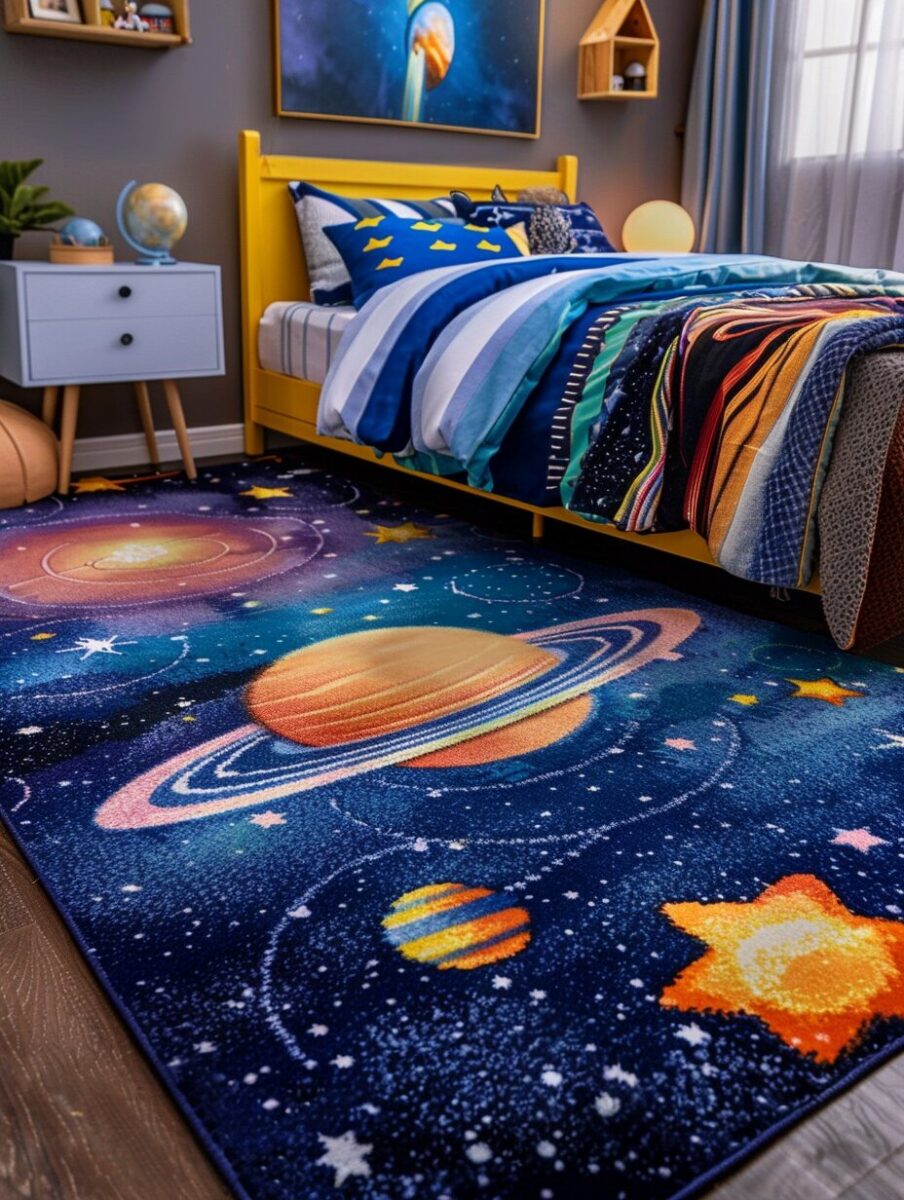 22 Fun and Fantastical Space-Themed Bedroom Ideas for Boys - H.M.G