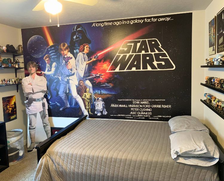 star wars bedroom of teenager boy