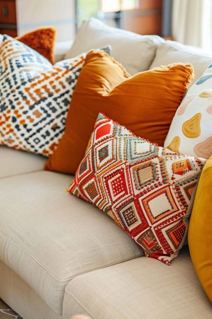 25 Eye-catching Throw Pillow Ideas For Your Couch - Home Made Graceful