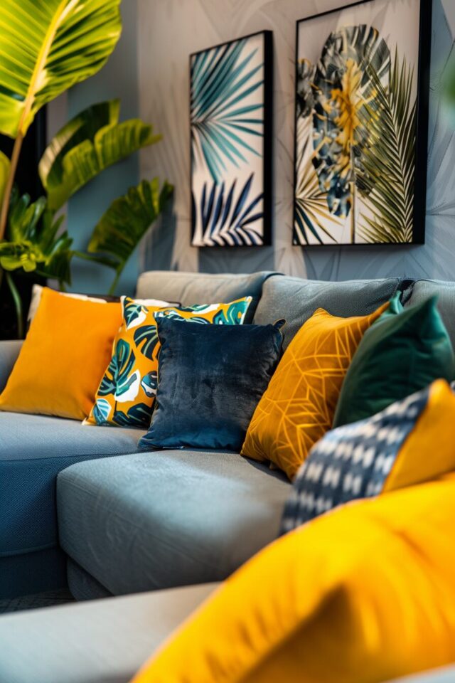 30+ Eye-Catching Throw Pillow Ideas for Your Couch - H.M.G