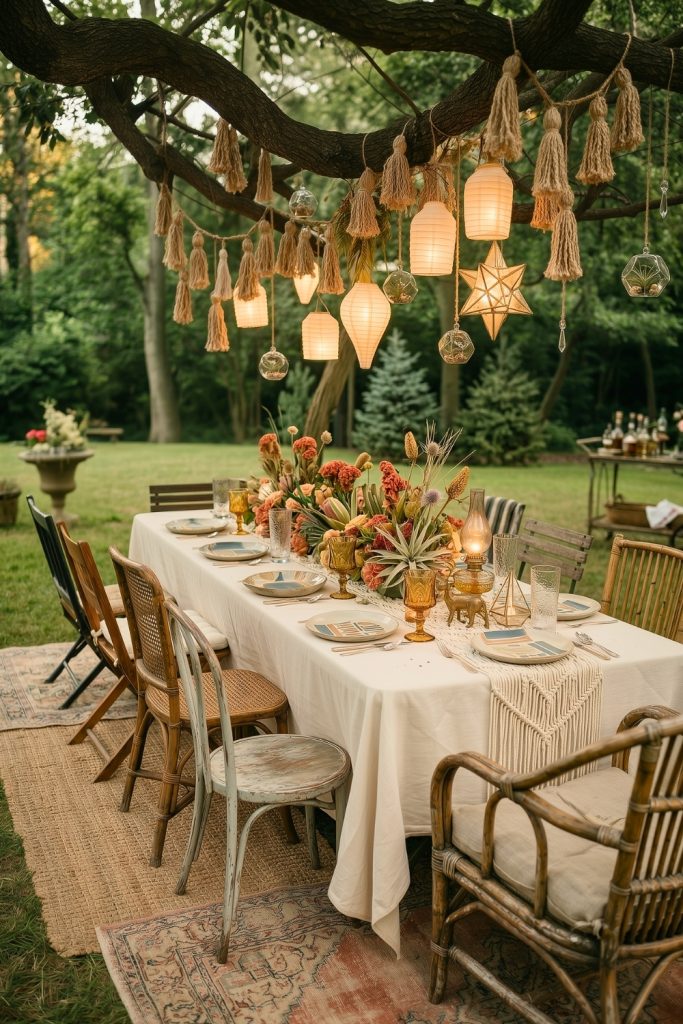 Boho Garden Party Decor Ideas for a Magical Outdoor Celebration - H.M.G