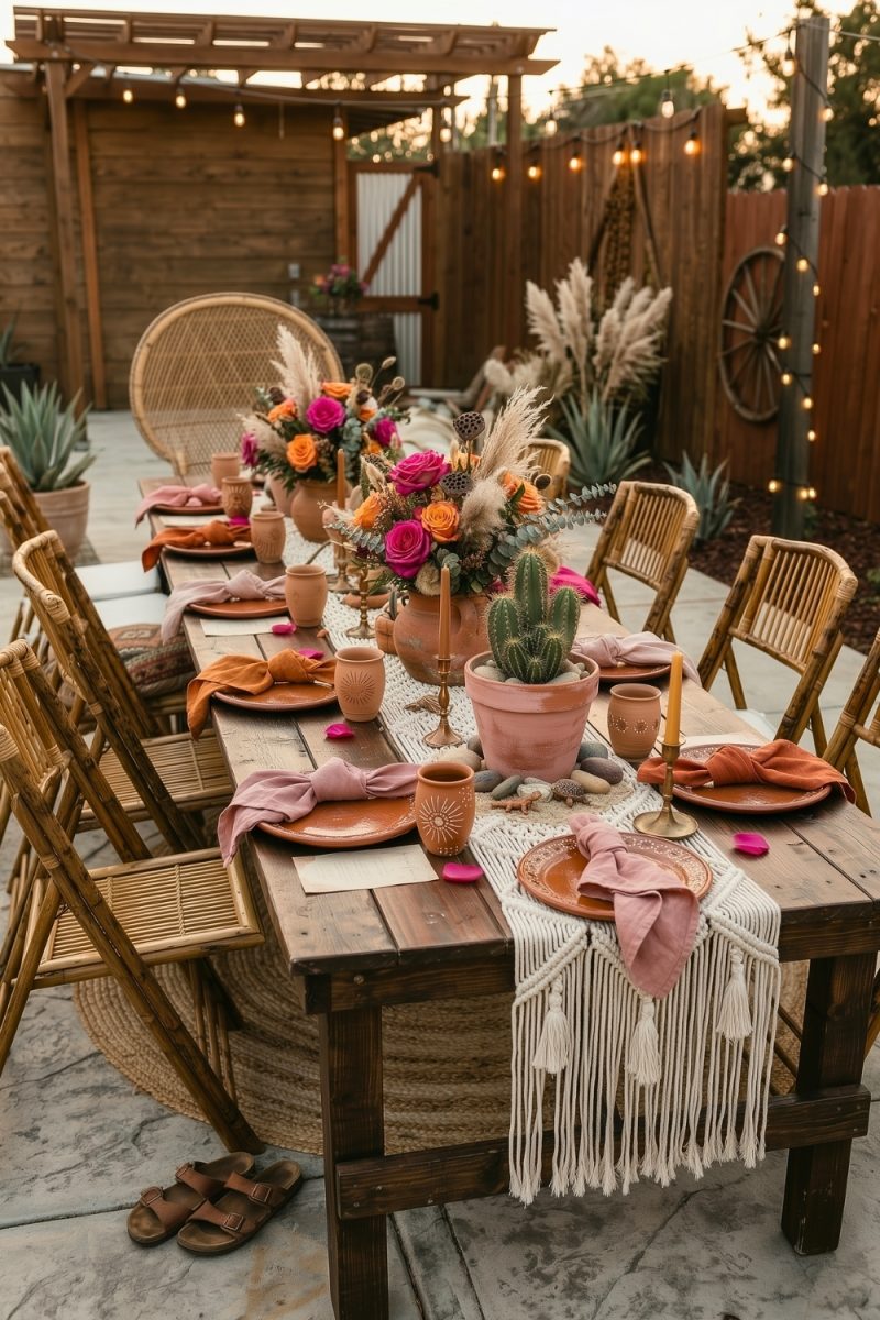 Boho Garden Party Decor Ideas for a Magical Outdoor Celebration - H.M.G