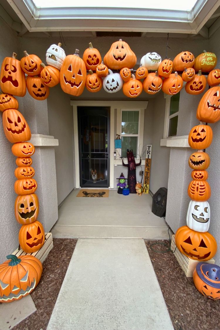 Halloween Front Porch