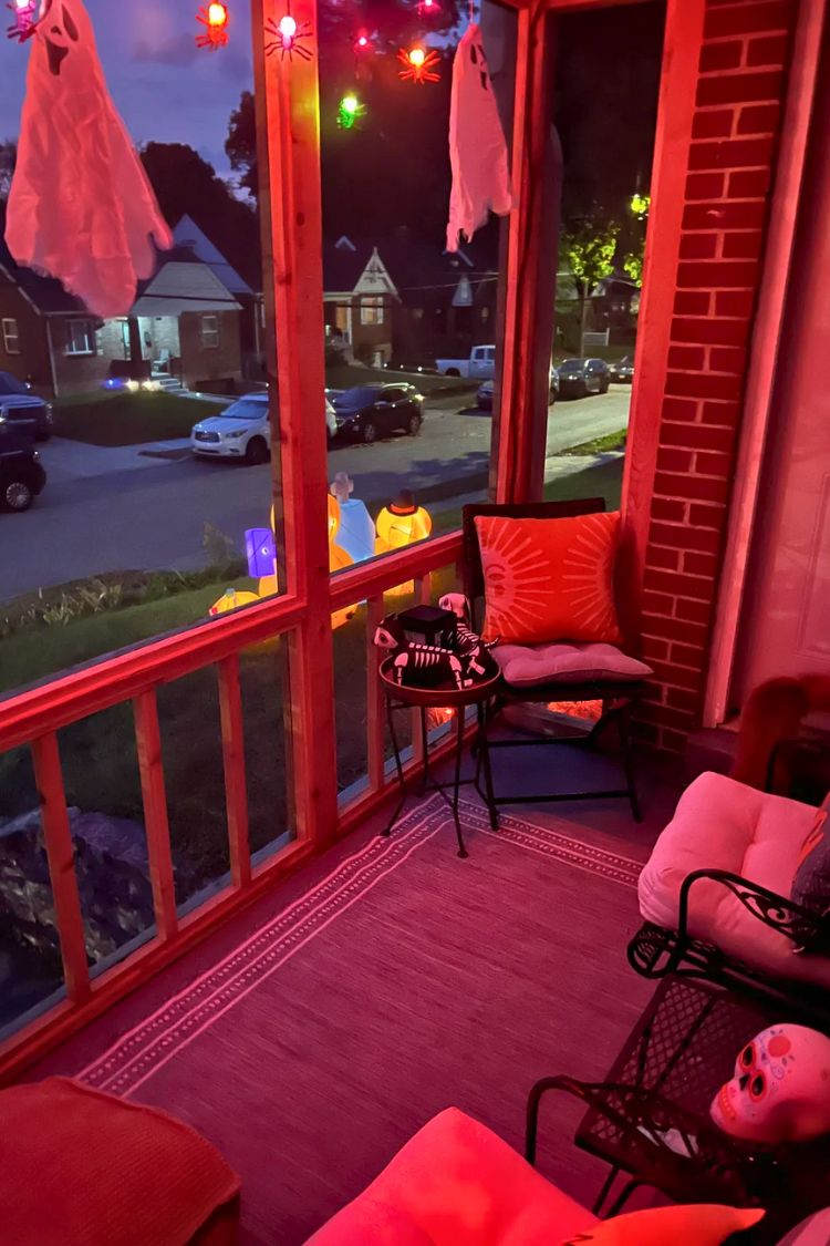 Halloween Front Porch