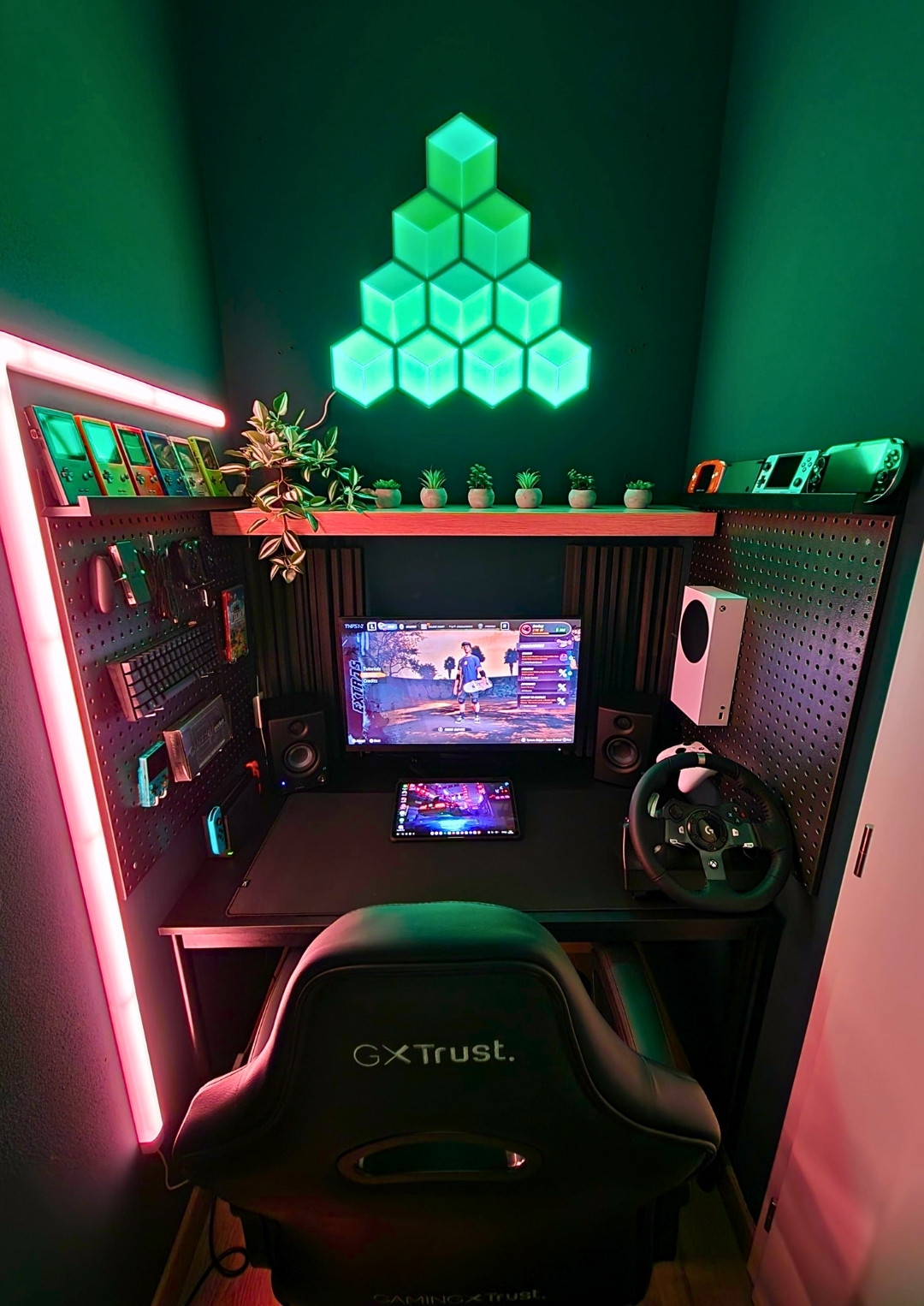 Small Walk-in Closet Game Room Setup by barleyy93