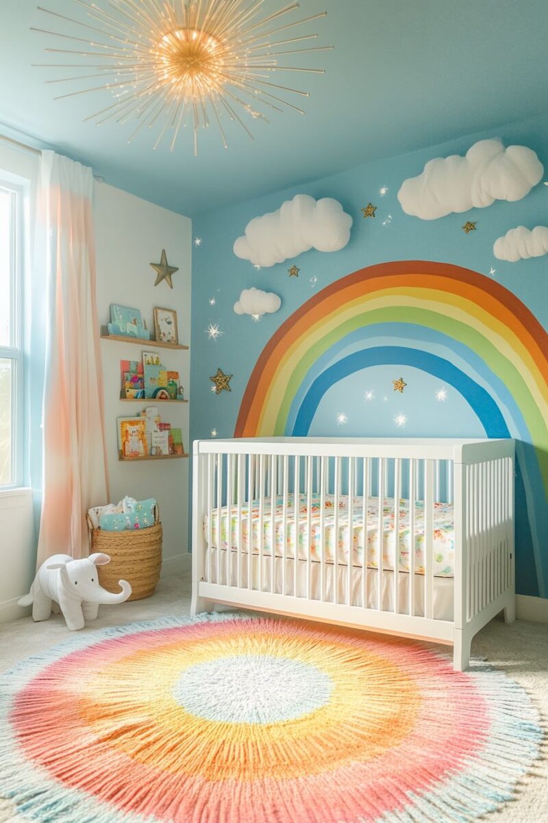 30+ Inspiring Rainbow Nursery Ideas for a Joyful Baby Room - H.M.G