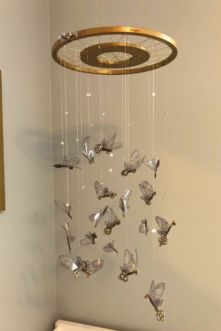 butterfly themed mobile