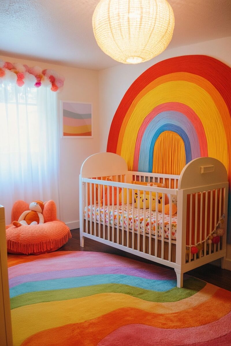 30+ Inspiring Rainbow Nursery Ideas for a Joyful Baby Room - H.M.G