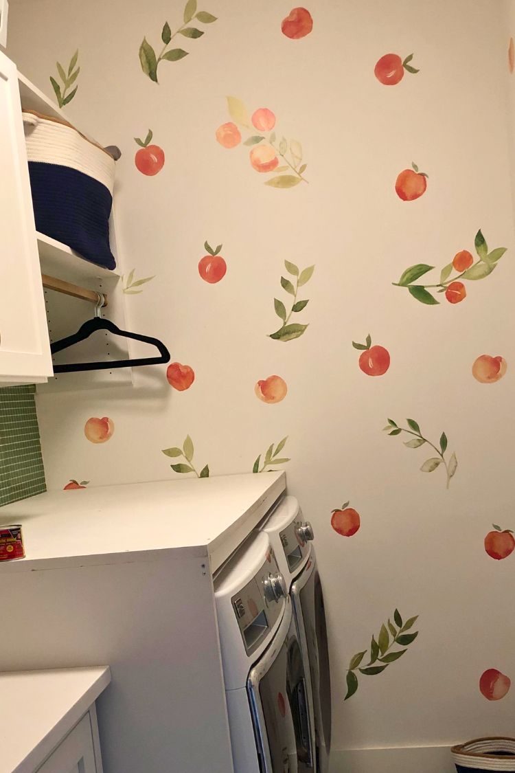 laundry room mural