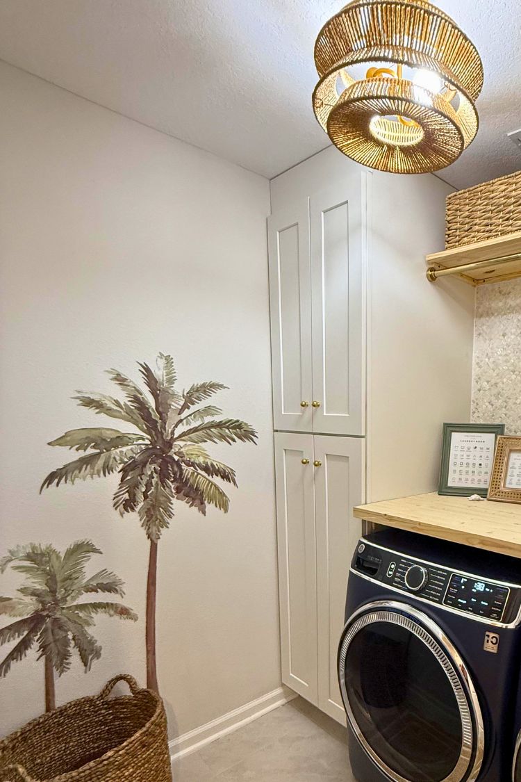 laundry room mural