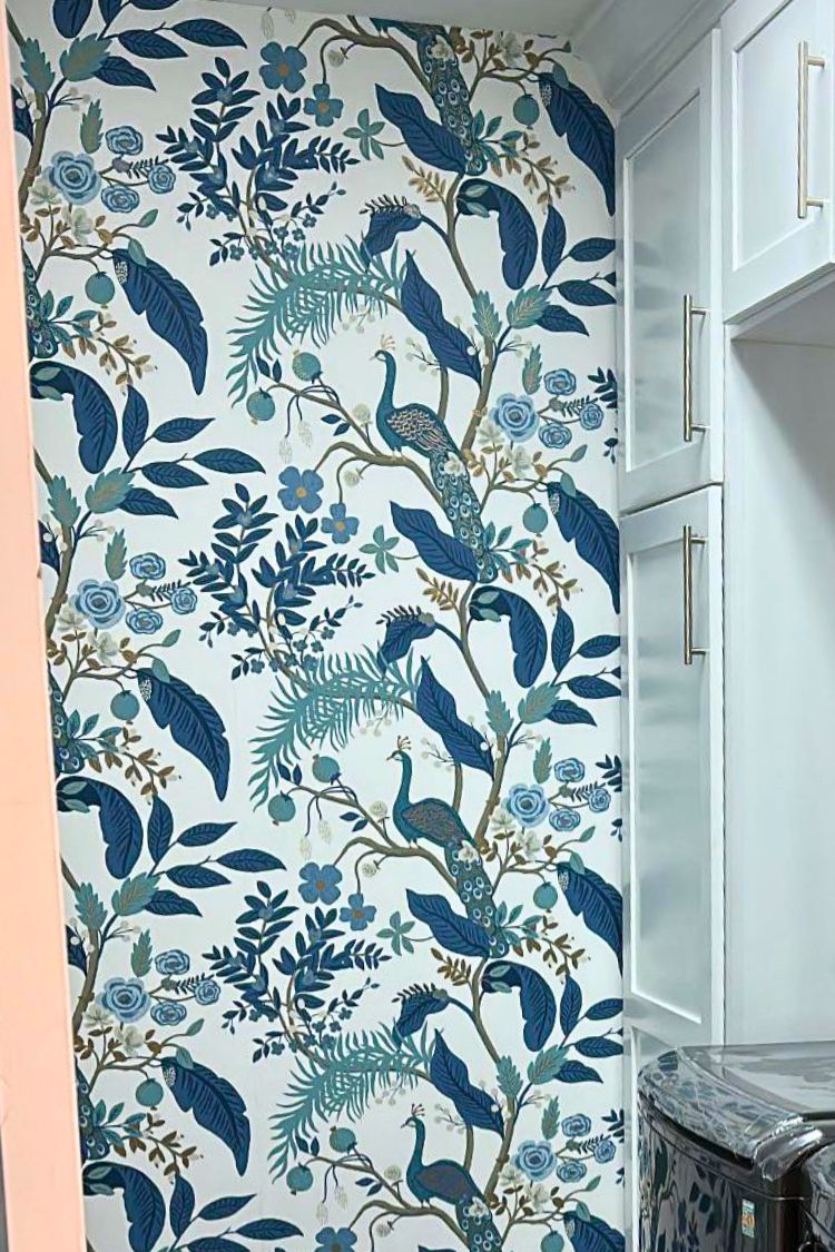 laundry room mural