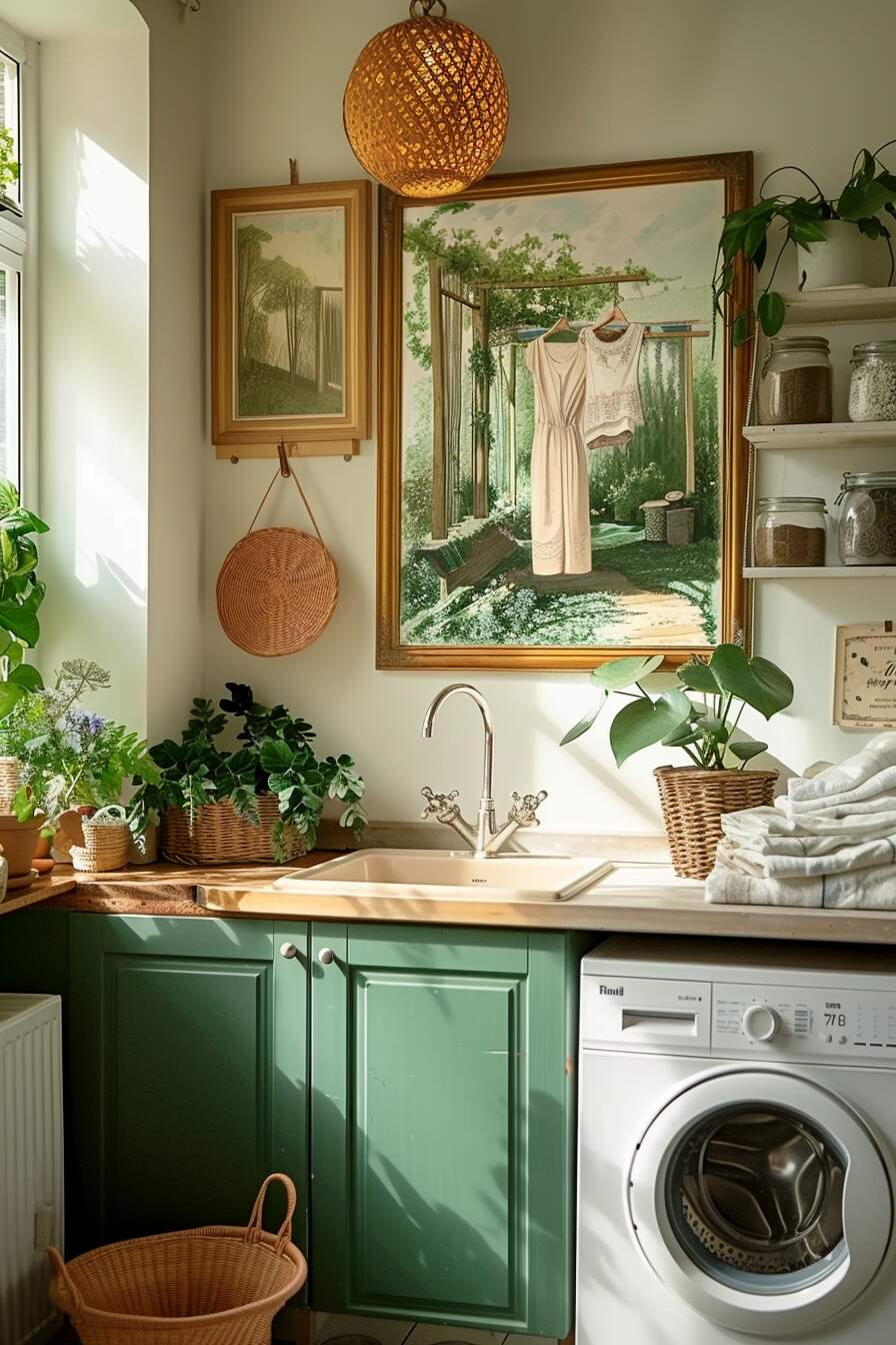 laundry room mural ideas - 19