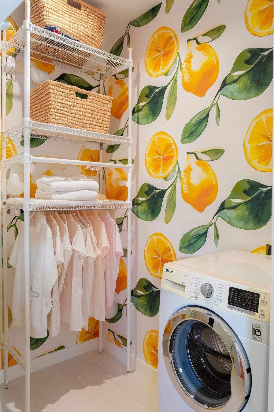 laundry room mural ideas - 5