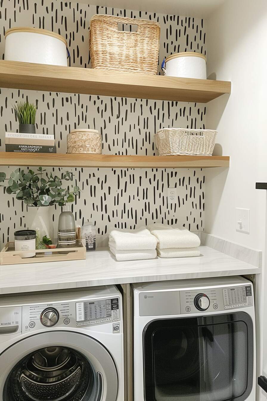 laundry room mural ideas - 7