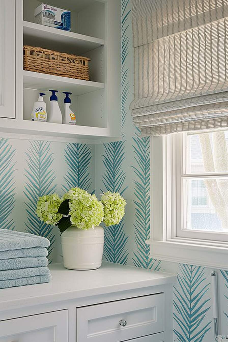 laundry room mural ideas - 8