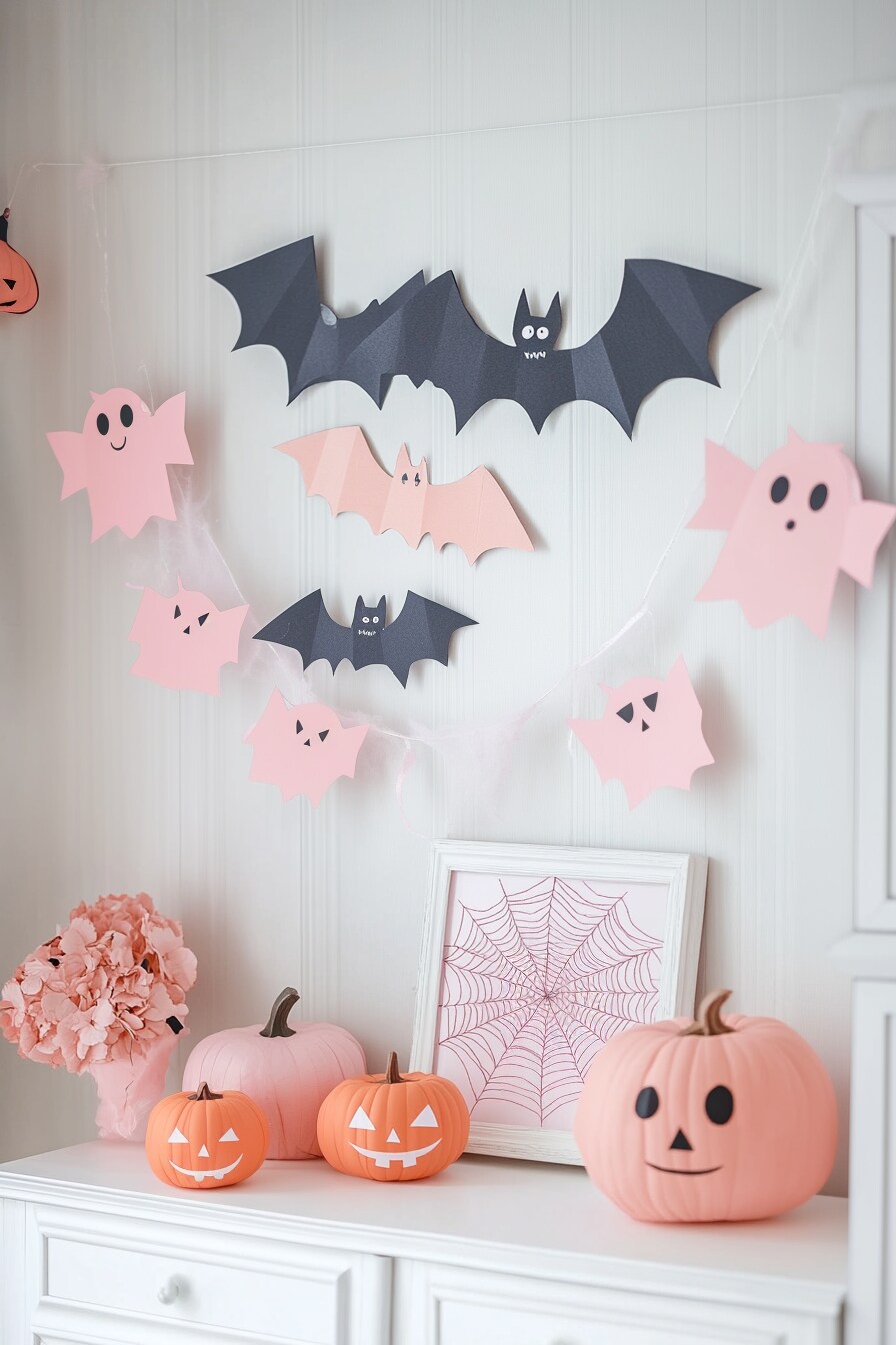 pink halloween bedroom decor - 12