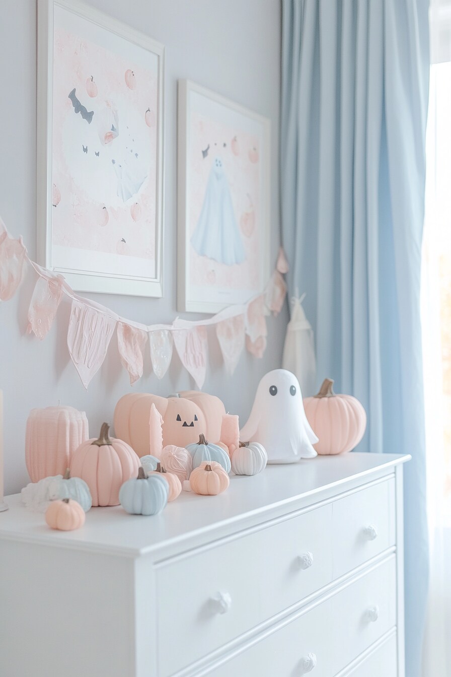 pink halloween bedroom decor - 20