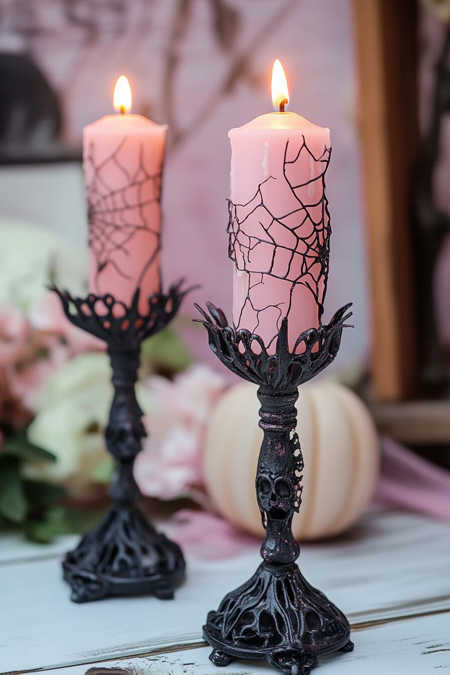 pink halloween bedroom decor - 3