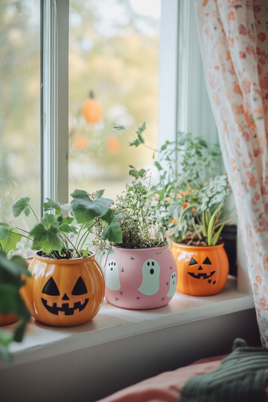 pink halloween bedroom decor - 7