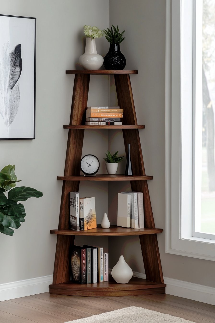 bedroom bookshelf