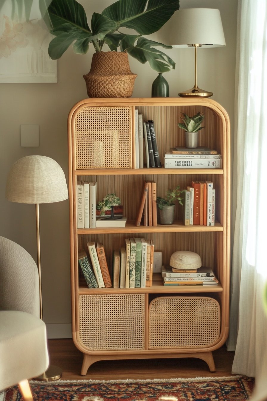 bedroom bookshelf