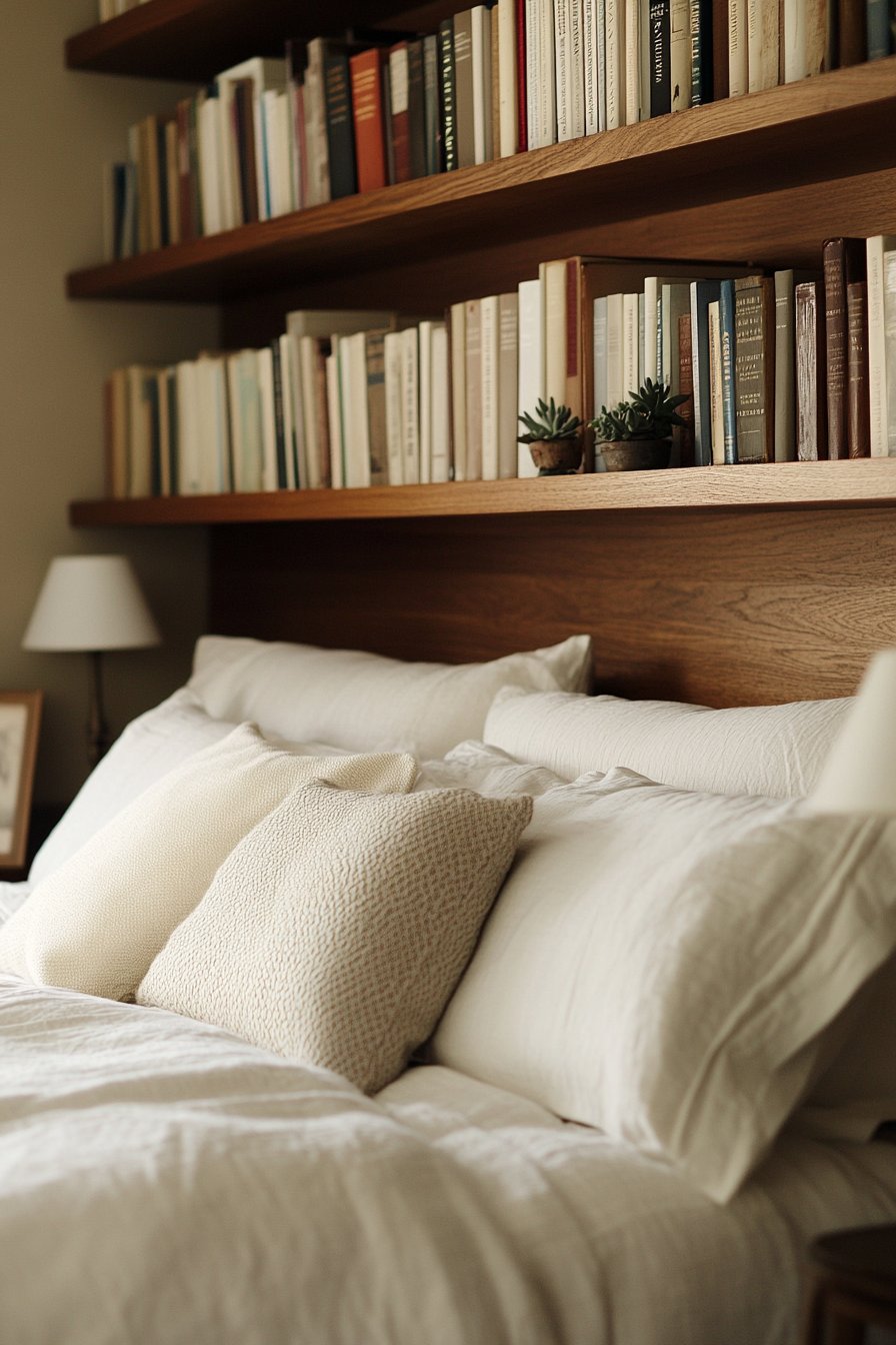 bedroom bookshelf