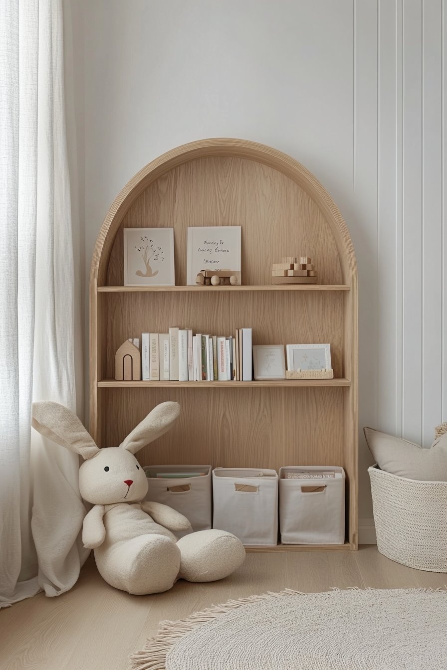 bedroom bookshelf