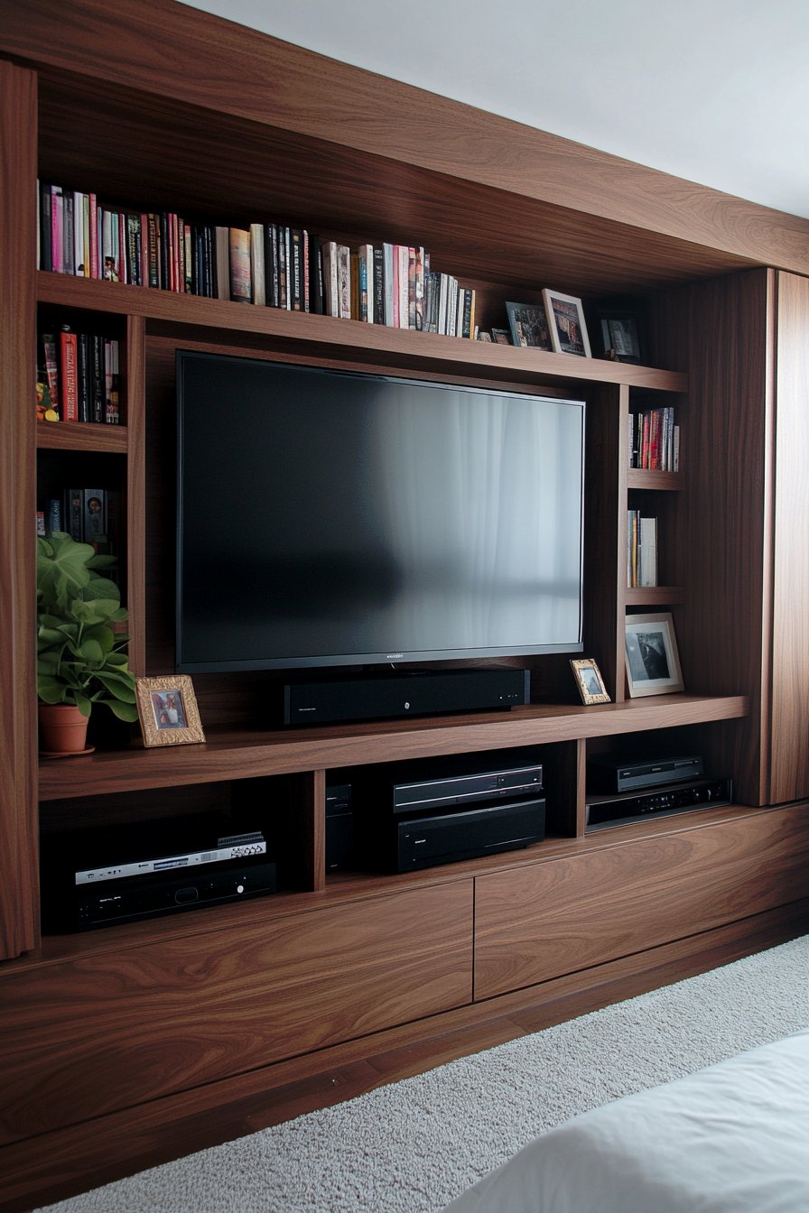 bedroom bookshelf