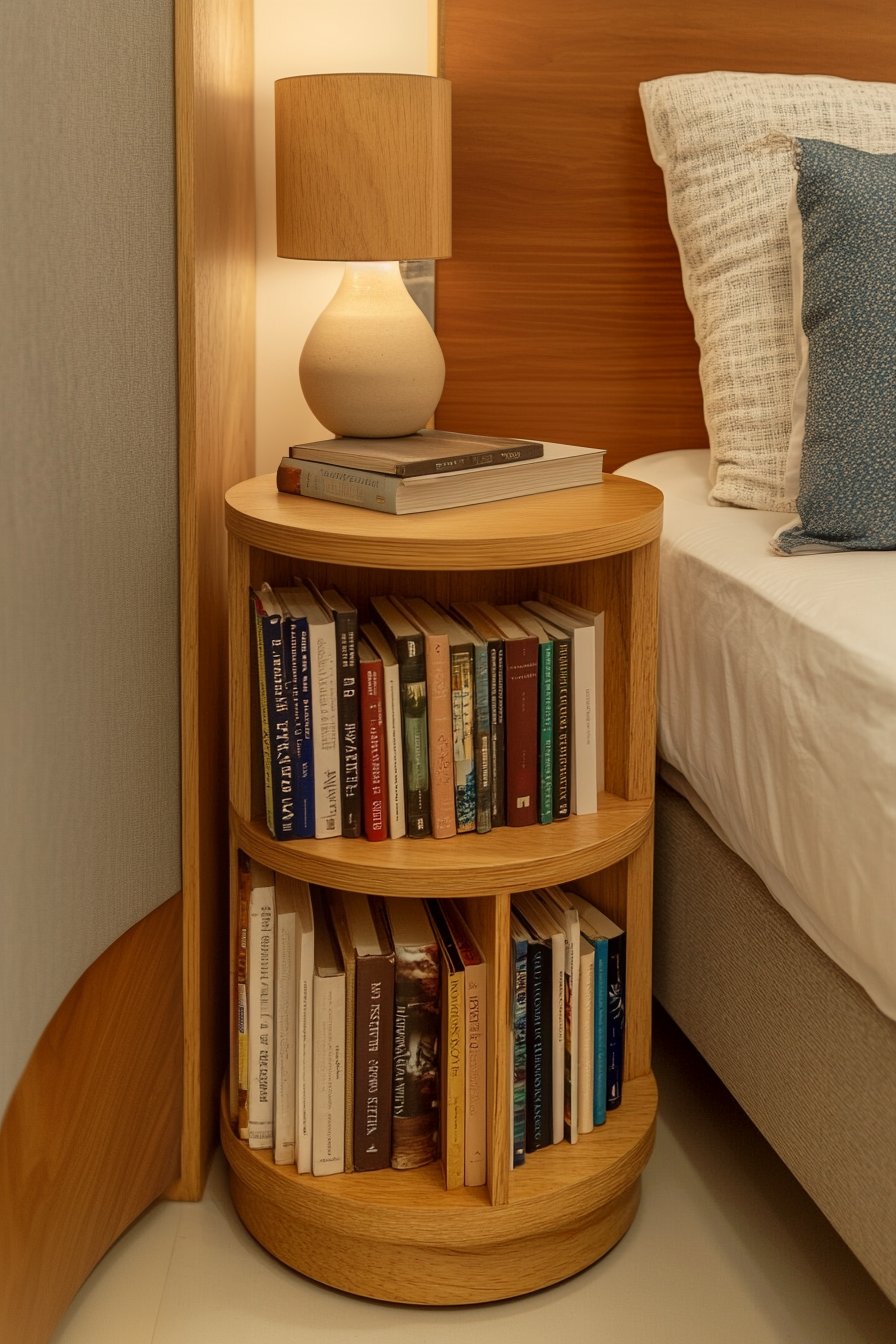 bedroom bookshelf