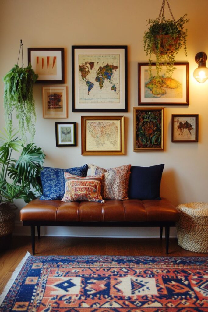 100+ Inspiring Gallery Wall Ideas to Make Your Living Room Pop - H.M.G