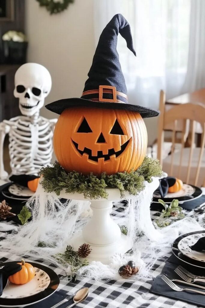 These Bootiful Halloween Table Centerpieces Will Haunt Your Guests H.M.G
