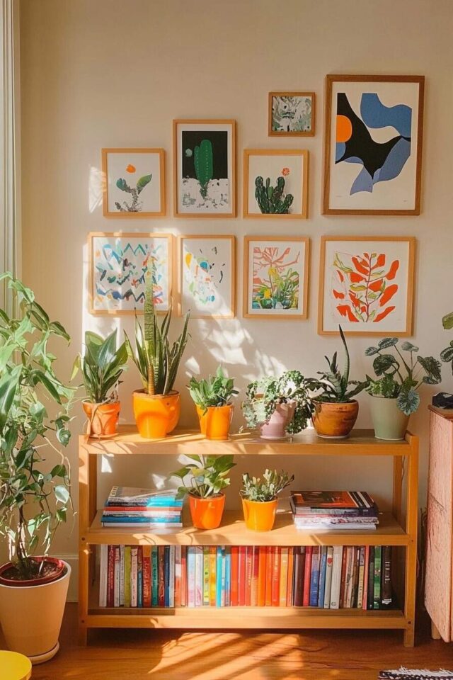 100 Inspiring Gallery Wall Ideas to Make Your Living Room Pop - H.M.G