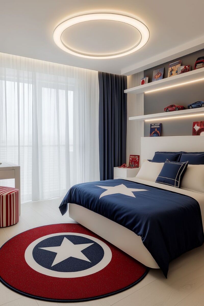 23 Epic Marvel Bedroom Ideas for Boys - H.M.G