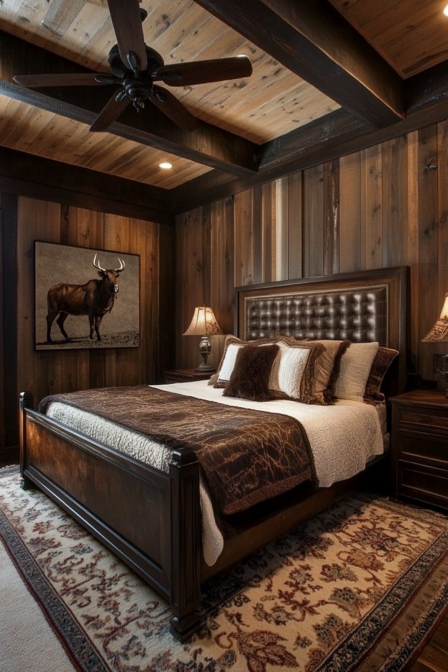 western ranch bedroom